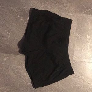 Black short shorts